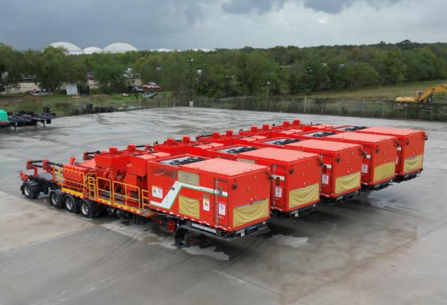 Jereh Ships 7000 HP Electric Fracturing Fleet to Renowned US Oilfield Service Company